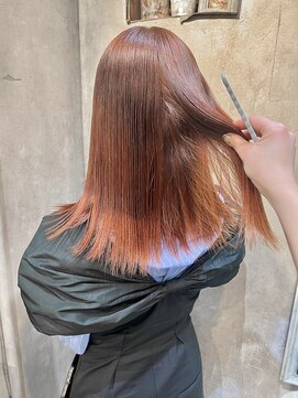 アンリ(Henri) 【かしむら】ブリーチ/ケアブリーチ/ブリーチカラー/暖色カラー