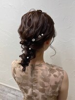 シュリット(schritt) 2次会にもおすすめ編みおろし三つ編みヘアセット渋谷 エジリ