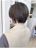 福山Caary似合わせ大人カット伸ばしかけショートボブ20代30代