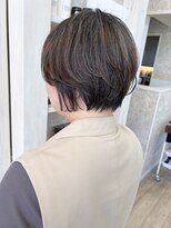 キャアリー(Caary)&nbsp;福山Caary似合わせ大人カット伸ばしかけショートボブ20代30代