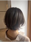 レイヤーボブ/ナチュラルカラー/暗髪/ダークカラー/20代30代40代