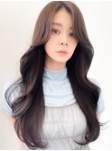 【艶感★シースルーバング】韓国レイヤー20代30代ウェーブ巻き髪