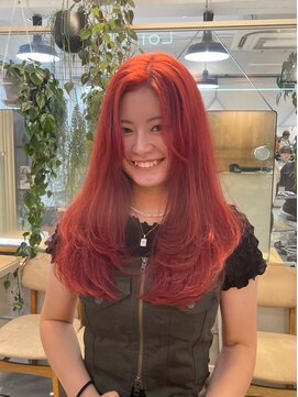 ロマリア(Lomalia) 【Lomalia表参道】オレンジカラー/ケアブリーチ/イメチェン