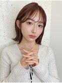 くびれミディ くびレイヤー 前髪あり イメチェン