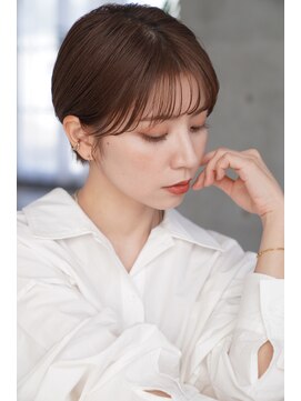 トッカ ヘアアンドトリートメント 難波店 小顔似合わせカット愛されクールショート20代/30代40代50代/難波