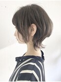 ショートウルフ×グレージュボブウルフ　ウルフカット