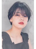 Aimee 町田　ハンサムショート×ブルーブラック