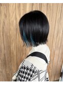 イヤリングカラーターコイズブルー