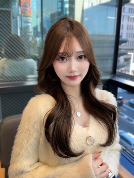 ビューレイギンザ(VIEW LEI GINZA) 韓国ウェーブヘア前髪カットレイヤーカット髪質改善銀座