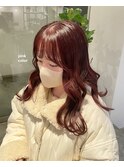 ブリーチなしのpink beige！