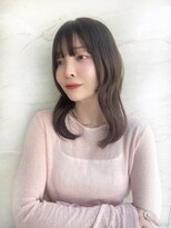 オーロ 緑地公園店(ORO)&nbsp;ミディアムでもできるくびれヘアで小顔効果