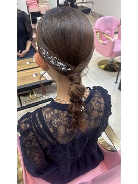 ミルクティー(Milk TEA) タイト編みおろし♪