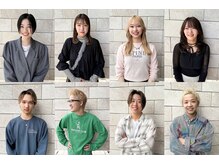 ご希望のメニューに合わせてスタイリストをお気軽にご指名下さい。各メニューに特化したスタッフをご紹介☆