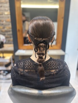 ジパング 押上店(Zipangu) ロングおすすめ/編みおろしヘア/飾り無しでも可愛い