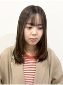 顔周り/レイヤーカット/前髪カット/グレージュ/新越谷/南越谷