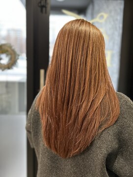 《ロングでも重く見えないレイヤーカット》