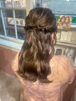 フィガロ ウメダ(FIGARO UMEDA)&nbsp;ハーフアップ12.12ココアベージュ