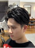 MEN'S HAIR/ビジネスサイドパート/ツーブロショート/表参道駅