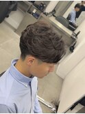 men's/メンズ/ニュアンスパーマ/バーバー/眉毛/スペインカール