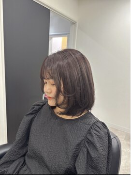 クロス ツー(COROSS2) レイヤーカット/顔回りレイヤー/ラベンダーカラー