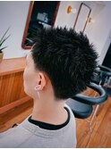 表参道駅MEN’S/ニュアンスパーマ/刈り上げセンターパート