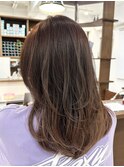ハイライト/津田沼/白髪ぼかしハイライト/ブリーチ/白髪ぼかし