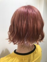 ステラ ヘア デザイン サロン(STELLA hair design salon)&nbsp;ペールピンク×ミニボブ 【由比藤】