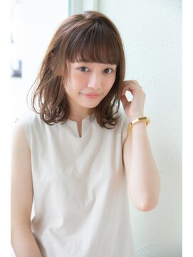 アンアミ オモテサンドウ(Un ami omotesando) 【Ｕｎａｍｉ】　小顔ミディアム×デジタルパーマ　　島田梨沙