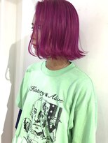 チクロヘアー(Ticro hair) ticrohair大石ピンクパープル