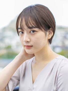 アース 花小金井店(HAIR&MAKE EARTH) 耳掛けひし形ショート