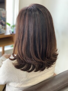 ヘアーサロンヴェルデ(hair salon VERDE) 【白髪染め】クール＆フェミニンもOK　自然なまとまり