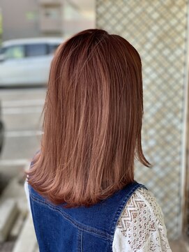 ナンバー(number+) 20代30代大人可愛い透明感チェリーピンクケアブリーチ小顔