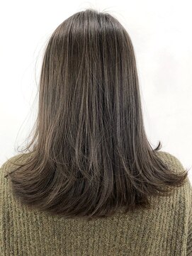 アイティー バイ アルバム 浦和店(IT by ALBUM) オリーブグレー_ココアブラウンフリンジウェーブ_ba277962