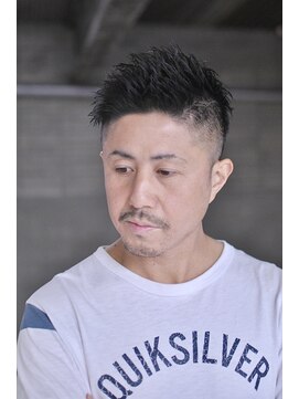 ブレイズ ザ サロン(BLAZE THE SALON) オトナ世代の刈り上げ!!黒髪アシメベリーショート【BLAZE 大庭】