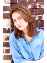 スタジオ 渋谷 原宿(Stujio)&nbsp;大人可愛い☆ながめバングなセミロング☆