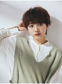  ボブ/カーキグレージュ/大人かわいい[恵比寿/恵比寿駅]