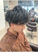 ナチュラルツイストスパイラルパーマ×Vマッシュ
