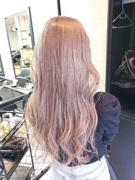 エンカウントバイマハロ 千葉(encount by mahalo) ピンクベージュ[ハイライト/ブリーチ/インナーカラー]