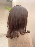 大人のふんわり外ハネスタイル