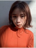 オレンジブラウン*外ハネボブ