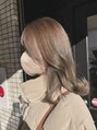 アグ ヘアー ロッジ 蒲生四丁目駅前店(Agu hair lodge) オリーブグレージュ×韓国風巻