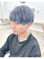 ニュート(Neut )&nbsp;シルバー×オーシャンブルー/インナーカラー