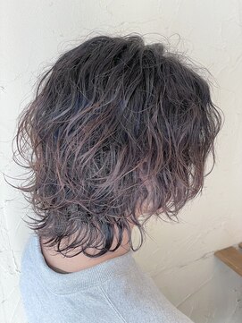 ニコ カシェート 狭山市東口店(nico-cachette) メンズミディアム×波巻きパーマ