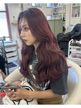 プネル(punel) ボルドーレッド