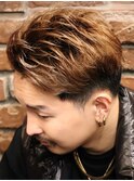 ツーブロック束感ショート