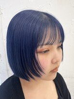 クク(QUQU)&nbsp;ミニボブ　ネイビー