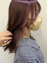 アオアクア バイ グルグル 小岩店(ao akua by GULGUL) 【10代・20代】ピンク×ピンク イヤリングカラー