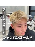 ジェットモヒカン/ツーブロック/ハイトーンカラー