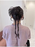 stylist大山【カチモリヘア】結婚式お呼ばれヘアセット