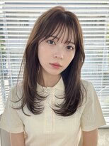 タス(tas)&nbsp;王道レイヤーロング 似合わせカット顔周り顔まわり髪質改善
